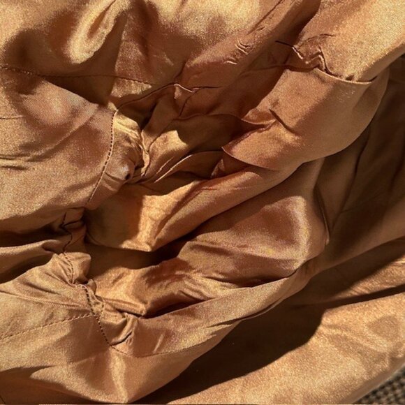 Ralph Lauren 100% Lambs Wool Zipper Jacket Size 12 Houndstooth Brown Black White - Picture 8 of 12